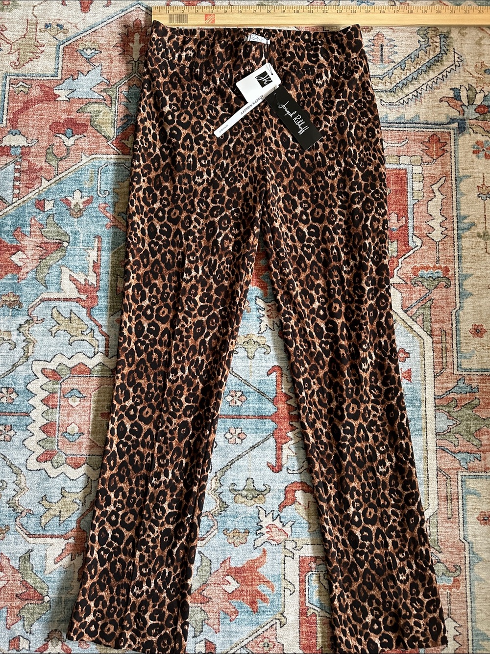 Joseph Ribkoff Girls' Leopard Print Leggings - Brown